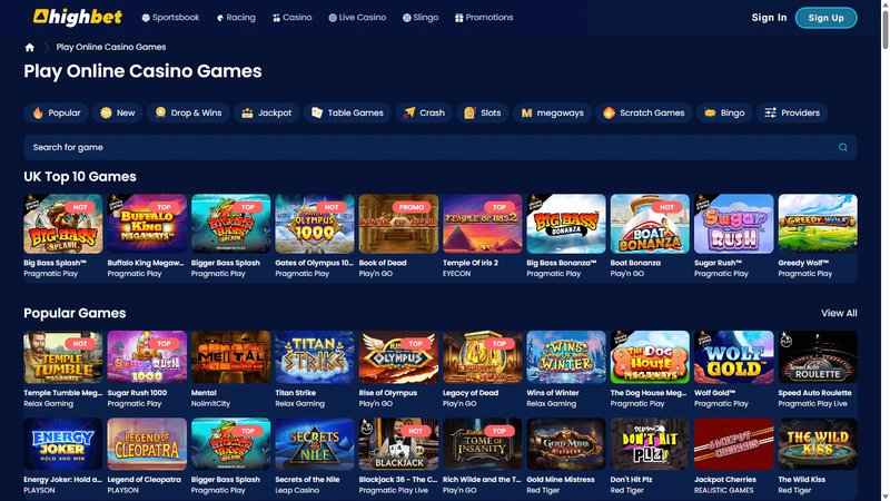 Descubre los Juegos de Casino de Highflybet en España con Exclusivos Bonos